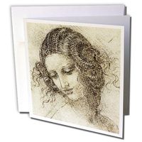 3dRose Leda - Greeting Cards, 6 x 6 inches, set of 6 (gc_5312_1)