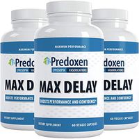 Predoxen Max Delay - 1,000mg/Serving - Designed to Prolong Climactic Release - No More Embarrasing Accidents - Boosts Performance and Confidence + Increase Serotonin to Enjoy The Ride (3 Pack)