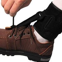HNYG 11.8" Drop Foot Brace Ankle Support Orthosis - Adjustable Ankle Brace for Men&Women - Ankle Wrap Support Strap for Foot Drop, Plantar Fasciitis, Achilles Tendon Sprains