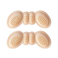 Gel Heel Cushion Inserts – High Heel Shoe Pads – Heel Grip Liner Insert (3mm Thickness, Beige)