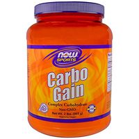 Now Foods Carbo Gain 100% Complex Carbohydrate - 2 lbs. 6 Pack