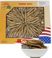 DABC OAK LAND 8OZ=227g/Box Hand-Selected American Wisconsin Prong Farmed Ginseng Root | 美国威斯康辛州西洋参 花旗参 试食装/礼盒装 |Cultivated American Wisconsin Ginseng WI 125#L Box