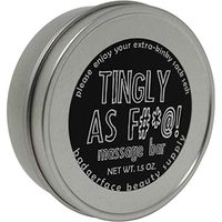 Badgerface Lotion Bar for Sensitive and Dry Skin - Funny Bachelorette Party Gift for Bride and Bridal Shower Naughty - Peppermint and Coconut Oil with Shea Butter - 1.5 ounce Tin (Tingly)