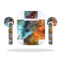 MightySkins Skin Compatible with Apple AirPods 2 (2019) - Space Cloud | Protective, Durable, and Unique Vinyl Decal wrap Cover | Easy to Apply, Remove, and Change Styles | Made in The USA