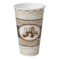 Dixie PerfecTouch 16 oz. Insulated Paper Hot Coffee Cup by GP PRO (Georgia-Pacific), Beans Design,  5356BE, 1,000 Count (50 Cups Per Sleeve, 20 Sleeves Per Case)