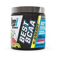 BPI Sports Best BCAA with Energy - Healthy BCAA Powder - Improved Performance - Lean Muscle Building - Accelerated Recovery - Proprietary Energy Blend - Sour Candy - 25 Servings - 8.8 oz.