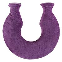 ZHAO YING 1.5 Liter Classic U-Shaped Hot Water Bottle with Cover Keep You Warm (Color : Purple)
