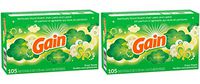 Gain Dryer Sheets - Original Scent - 105 Count Per Box - Pack of 2 Boxes