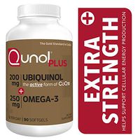 Qunol Plus Ubiquinol CoQ10 200mg with Omega 3 Fish Oil