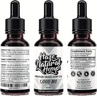 Hemp Oil for Anxiety and Pain Relief - Anti-Inflammatory Sleep Aid 1000mg by Haze Natural