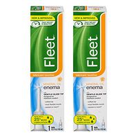 Fleet Lubricant Laxative Mineral Oil Enema, 4.5 oz, Pack of 2