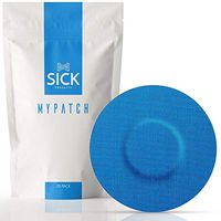 Sick Products Adhesive Patch 25 Pack Compatible with Libre, Guardian, Dexcom G6/G5/G4, Enlite, Waterproof Pre-Cut CGM Patches for Long Fixation and Protection