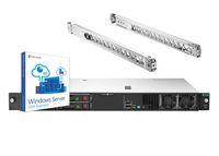 HPE ProLiant DL20 Gen10 Rack Server, Intel Xeon E-2136 6-Core 3.3GHz 12MB, 32GB DDR4 2666MHz RAM, 4TB SSD, RAID, iLO 5, Windows 2016
