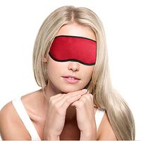 Jieaili Super Soft and Breathable Sleep Mask (Red)