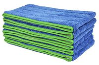 CleanAide All Purpose Mega Microfiber Mop Pad 24 Inches Green 6 Pack