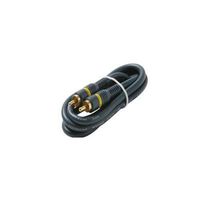 Black Point Products BA-132 Gold 1-RCA Python Cable, 12-Foot