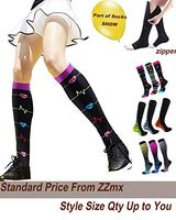 Compression Socks Women, 15-20 mmHg,Same Price for All Type Size Compression Stockings from ZZmx…