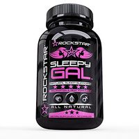 Rockstar Sleepy Gal | #1 Sleep Aid for Women | Pure & Natural Herbal Pills | Non-Habit Forming Veggie  | Herbal Supplement with Lavender, Ashwaganda, Valerian Root, Elderberry | Sleeping Pills