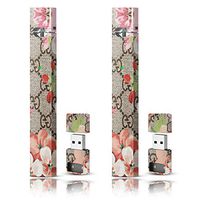 Juul Skin Wrap Vinyl Sticker Decal Protector | JUUL Charger Skin & Prep Pad (Pink Flower Print)