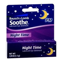 Bausch + Lomb Soothe Lubricant Eye Ointment Night Time 0.13 OZ - Buy Packs and Save (Pack of 5)