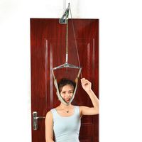 QIYU Neck Traction, Over Door Cervical Traction Device Unit Neck Stretcher Posture Corrector, for Shoulder Correction