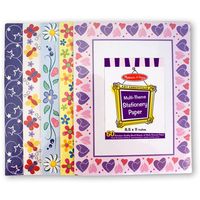 Melissa & Doug Girl-Themed Stationery (8.5"x11")