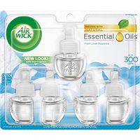 Air Wick Scented Oil 5 Refills, Snuggle Fresh Linen, (5X0.67oz), Air Freshener