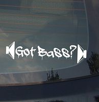 OwnTheAvenue X2 GOT Bass? JDM Audio Subwoofer Amp Decal Sticker Punch Kicker Sticker Fi 7.5"