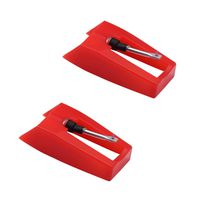 Record Player Needle, Diamond Stylus Replacement for Turntable, LP, Phonograph(Pack of 2)