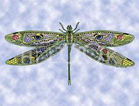 Hi-Look Microfiber Cleaning Cloth - Dragonfly
