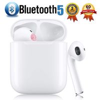 Wireless Earbuds,Bluetooth earbuds Wireless headphones Bluetooth Headphones with Stereo, Built-in-Mic & Charging Case Compatible with Phone X 8 7 6S Plus 6s Airpods