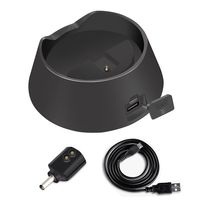 Meijunter USB Charging Dock Cradle Charger Adapter Battery Base Station External Battery Power Bank w/Wireless Magnetic Power Connector for Amazon Echo Bluetooth Speaker(Black)