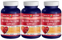 Blood Pressure Support - Blood Pressure Support 690MG - All Natural Formula - Energy Boost Pills - 3 Bottles (180 Capsules)