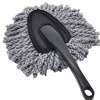 Car Dusting Chicken Feather Duster Cleaning Car Mini Wax Mop Interior Cleaning Tool Sweeping Gray Car Wash Mop Brush