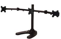 EasyMountLCD EZM Articulating Heavy-Duty Triple Monitor Mount Stand Free Standing with Grommet Mount Option up to 24" (002-0033)