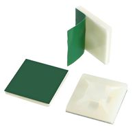 uxcell 200pcs Self Adhesive Cable Tie Mounts Wire Base Holders 21mm x 21mm