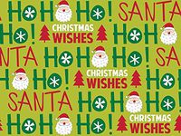Gift Wrap Paper - 30 inches x 25 feet - Ho Ho Santa