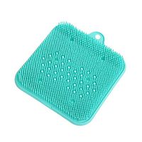 Sandistore Shower Foot Massager Scrubber - Feet Cleaner with Non Slip Suction Cups Massage Mat Improve Circulation Relieve Tired and Pain (Green)