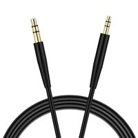 Replacement Audio Cable Cord 4ft Audio Cable Compatible with Bose QuietComfort35 25 QC 35/QC 25/OE 2/OE 2i/AE2/Soundlink/SoundTrue Headphone (Black)