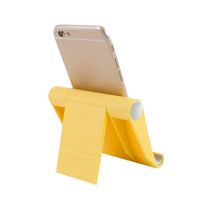Witspace 360° Foldable Universal Bed Desk Mount Cradle Holder Stand for Phone iPad Tablet (Yellow)