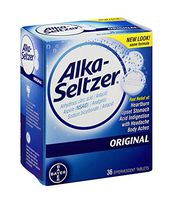 Alka-Seltzer Effervescent Tablets Original 36 ea (Pack of 6)