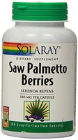 Solaray Saw Palmetto Berry 580mg | Healthy Prostate Support from Fatty Acids & Plant Sterols | Non-GMO, Vegan & Lab Verified | 180 VegCaps