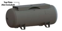 Manchester Tank Horizontal Air Receiver 30 Gallon 200 PSI w/ Legs Only