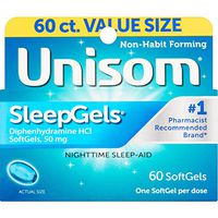 Unisom SleepGels 60 Caps (Pack of 8)