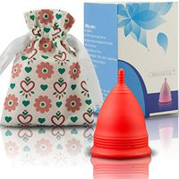 Period Menstrual Cup Reusable Comfortable, Sensitive Period Menstrual Cup Set Heavy Flow, Menstrual Cup Wash Holder Storage, Menstrual Period Cup Cleaner, Menstrual Period Cups For Women Beginner (L)