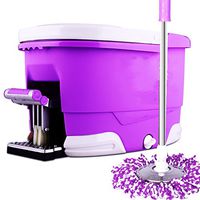 mop Complete cleaning system Mop head + 360° rotating mop bucket Save time and effort Rotary mop