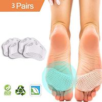 Y-only Metatarsal Pads Forefoot Pads for Heels Breathable Ball of Foot Cushions Ventilated Gel Pads Pads Foot Pain Relief Men and Women3pairs