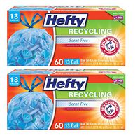 Trash Bags for The Recycling Bin - Blue, 13 Gallon, 120 Count