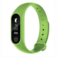 AutumnFall Clearance Sale!!M2 Sports Pedometer Smart Bracelet Heart Rate Bluetooth 4.0 Smart Watch (Green)