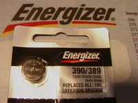 Energizer 1.5 Volt #389 Watch/calculator Batts